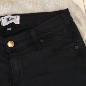 Black Paige Maternity jeans. Size 25-26